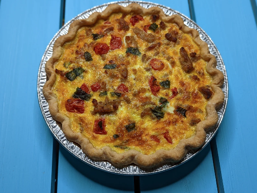 9" Roasted Tomato/Sausage Quiche